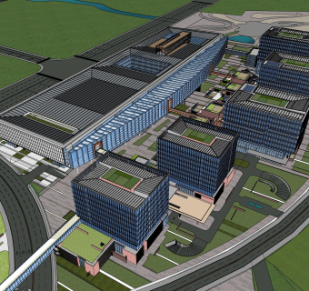 现代产业园办公楼